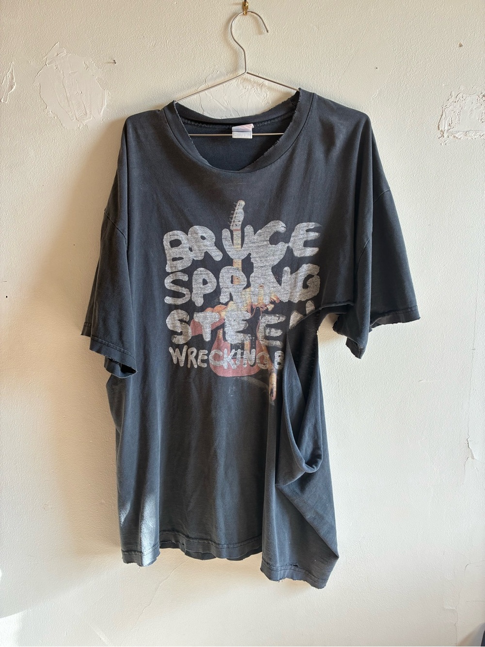 Bruce Springsteen Wrecking Ball Short Sleeve Graphic Tee - Black